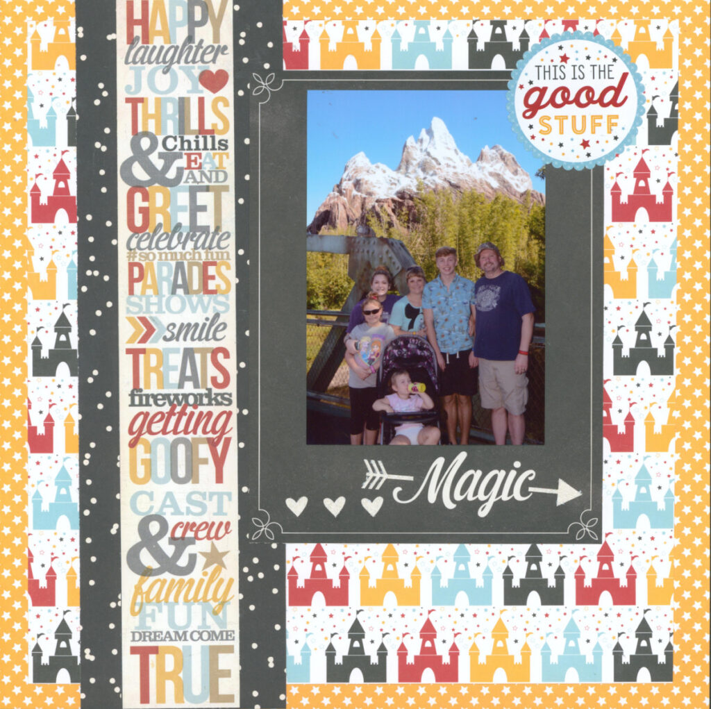 disney scrapbook layouts