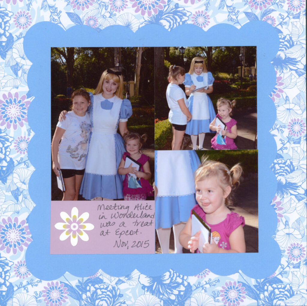 disney scrapbook layouts
