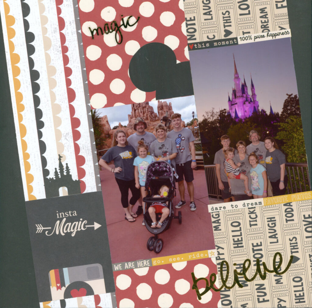 disney scrapbook layouts