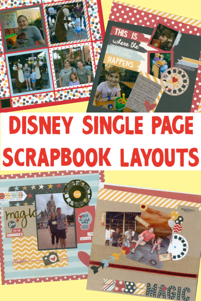 disney scrapbook layouts
