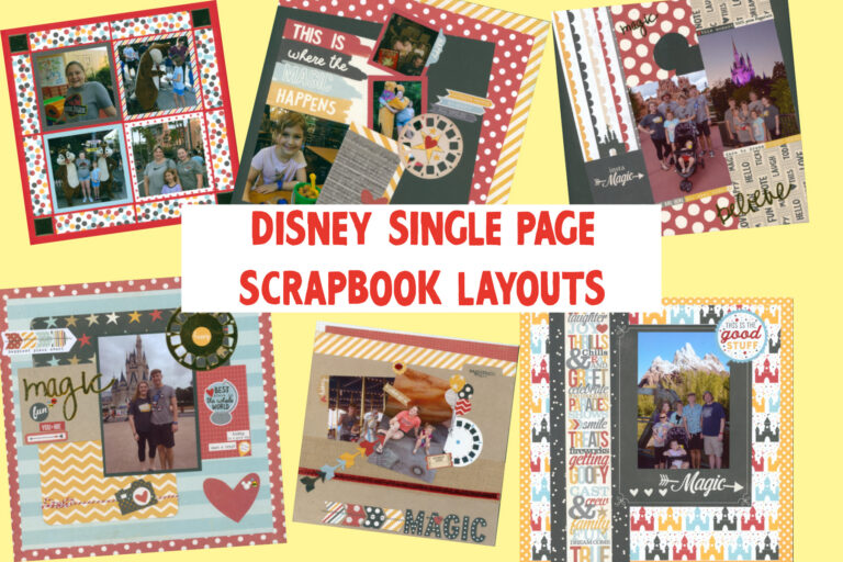 disney scrapbook layouts