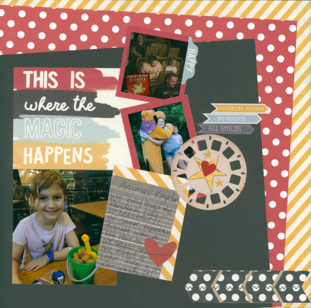 disney scrapbook layouts