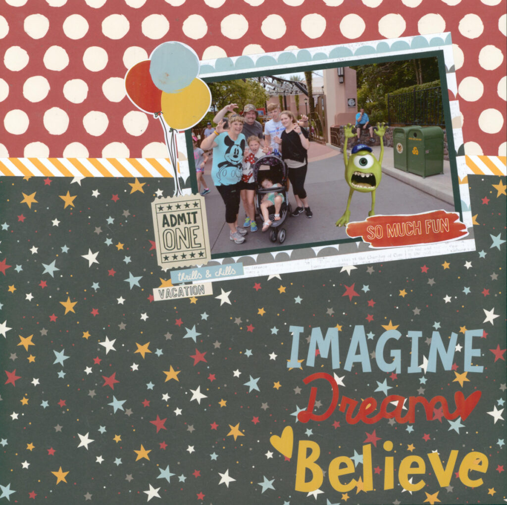 disney scrapbook layouts