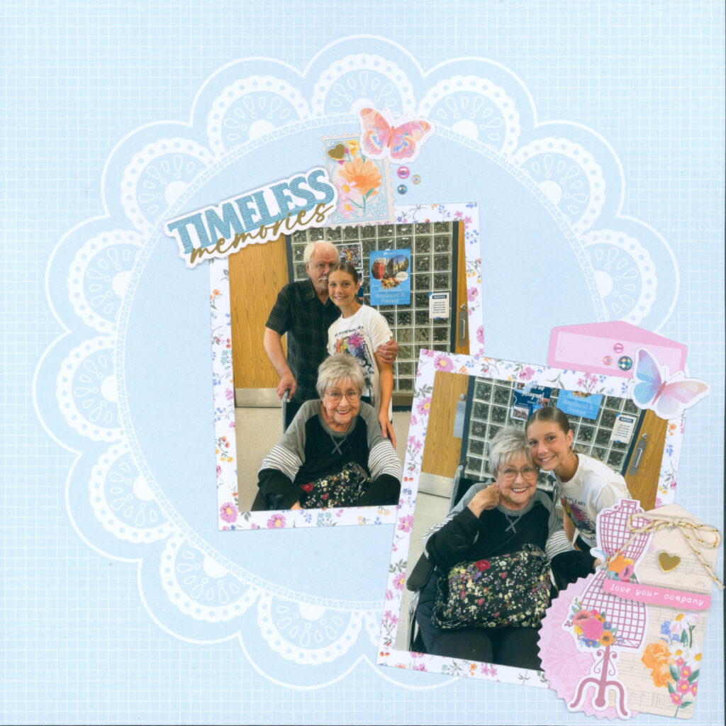 Hip Kit Club scrapbook layout