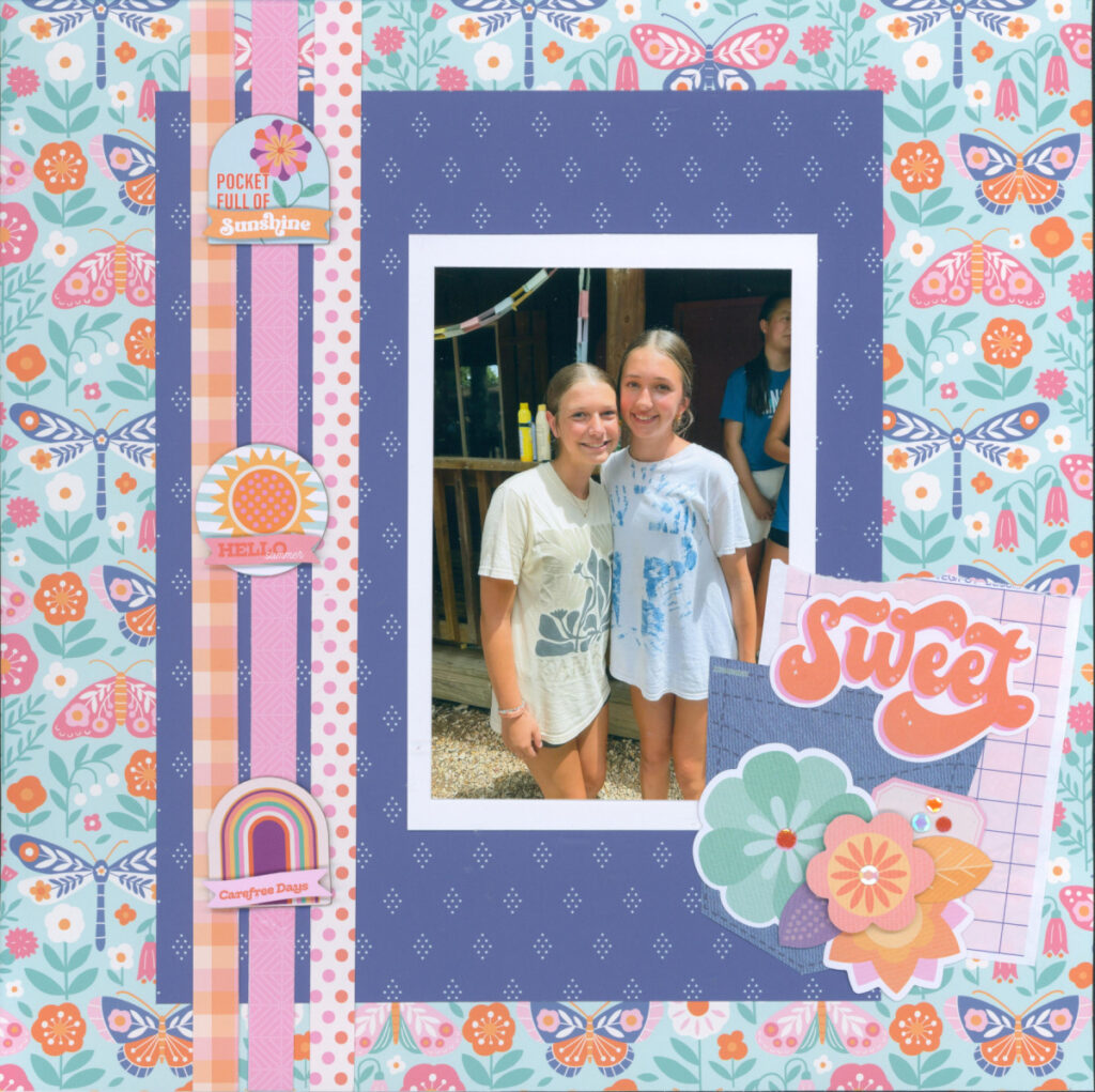 scrapbook layout